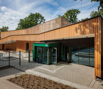 Sportkomplex Mohnweg: Außenansicht