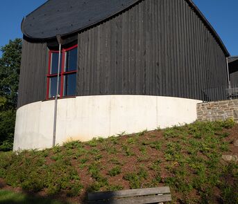 Außenansicht Kirche in Overath