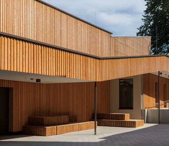 Sportkomplex Mohnweg: Außenansicht