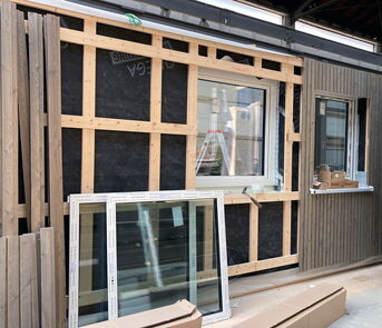 Fertigung der Bauteile für die Baustelle Moerikestraße